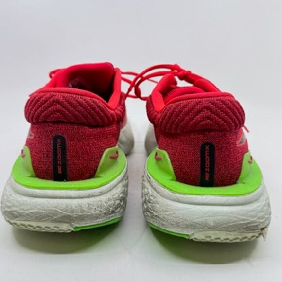 NIKE ZoomX Invincible Run Flykite 2 Siren Red Green Strike Running Shoes - Picture 3 of 11